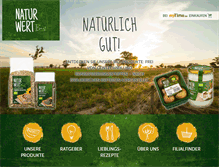 Tablet Screenshot of naturwert.de